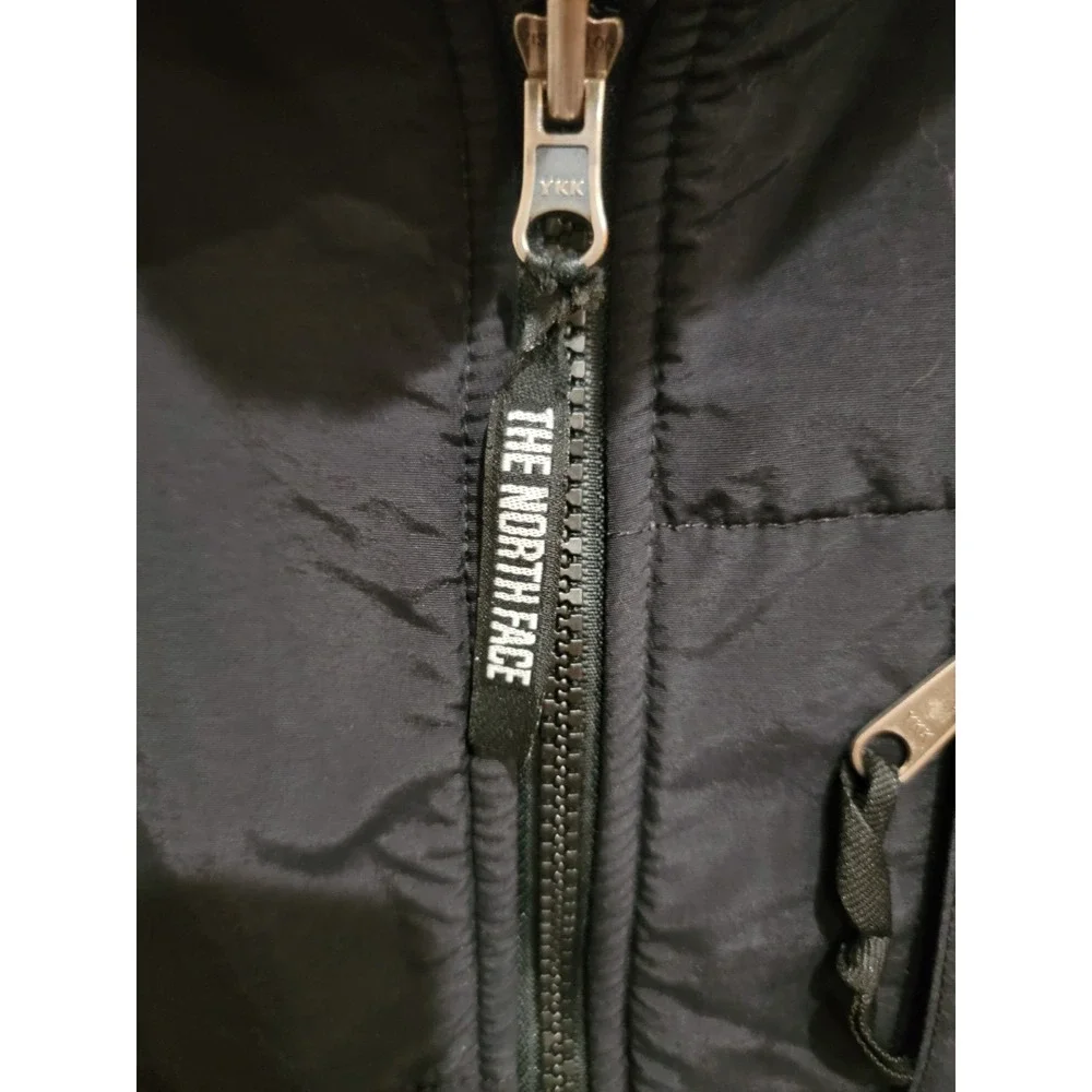 The North‎ Face Denali Vest Mens XXL Black Gray Fleece Full Zip Polartec Jacket